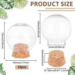 Glass Dome Cover&nbsp;AJEW-WH0709-032