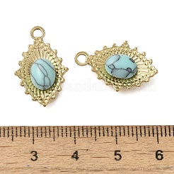 Synthetic Turquoise Pendants&nbsp;STAS-U027-09G-04