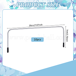 Galvanized Wire Handbag Purse Frame&nbsp;FIND-WH0816-245P-01