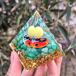 Orgonite Pyramid Resin Energy Generators&nbsp;PW-WG2FD2D-02