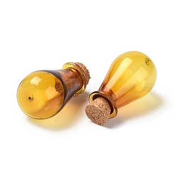 Glass Cork Bottles Ornament&nbsp;AJEW-O032-02I