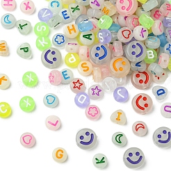 200Pcs Acrylic Beads&nbsp;FACR-FS0001-03