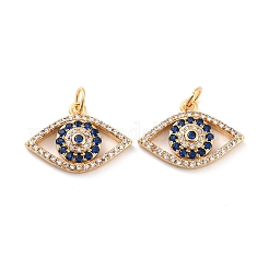 Brass Micro Pave Cubic Zironia Pendants&nbsp;KK-D065-07G