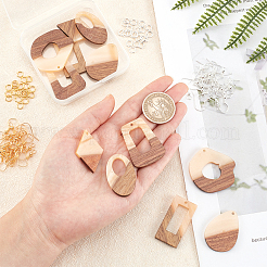DIY Dangle Earring Making Kits&nbsp;RESI-OC0001-14