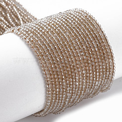 Electroplated Glass Beads Strands&nbsp;EGLA-S174-23B-01