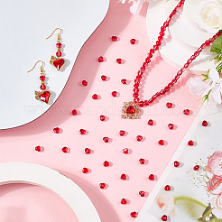 300Pcs Transparent Spray Painted Glass Beads&nbsp;GLAA-SP0001-48
