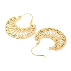 304 Stainless Steel Hollow Arch Hoop Earrings&nbsp;EJEW-Q789-05G