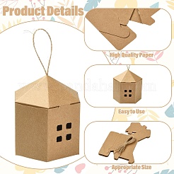 20 Bags 2 Colors Paper Gift Packaging Boxes&nbsp;CON-CJ0001-29