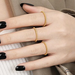 304 Stainless Steel Finger Rings for Couple&nbsp;FS-WG36BBF-03