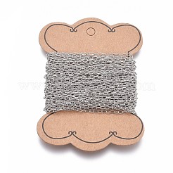 Tarnish Resistant 304 Stainless Steel Cable Chains&nbsp;CHS-L024-013A