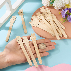 50Pcs Wooden Cakesicle Sticks&nbsp;AJEW-TA0018-01B