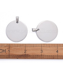 Tarnish Resistant 304 Stainless Steel Pendants&nbsp;LS-STAS-I140-16S