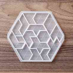DIY Tangram Pieces Display Decoration Silicone Molds&nbsp;DIY-G067-05E