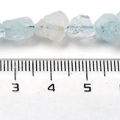 Raw Rough Natural Aquamarine Beads Strands&nbsp;G-P528-B10-01