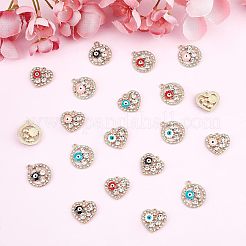 40Pcs 10 Style Rack Alloy Enamel Pendants&nbsp;ENAM-NB0001-65