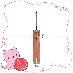 4Pcs 4 Styles Wood Bookmarks&nbsp;AJEW-DR0001-35