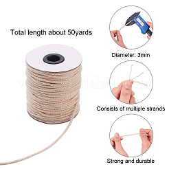 Round Cotton Twist Threads Cords&nbsp;OCOR-L006-D-15