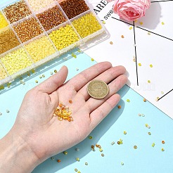 DIY Round Glass Beads Bracelets Making Kits&nbsp;SEED-YW0002-63A