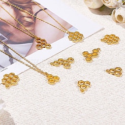 Alloy Open Back Bezel Pendants&nbsp;PALLOY-WH0065-60