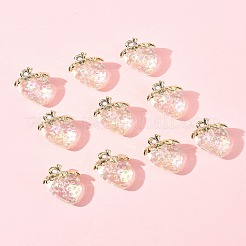 10Pcs Transparent Acrylic Pendants&nbsp;MACR-FS0002-08A