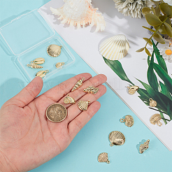16Pcs 8 Styles Alloy Pendants&nbsp;TIBEP-BC0001-05