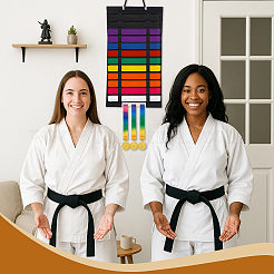 Non-Noven Fabric Martial Arts Belts Storage Bag&nbsp;AJEW-WH0816-355
