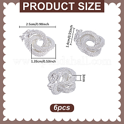 6Pcs Brass Beads&nbsp;KK-PH0014-65B