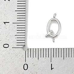 304 Stainless Steel Letter Connector Charms&nbsp;LS-STAS-M108-01P-17