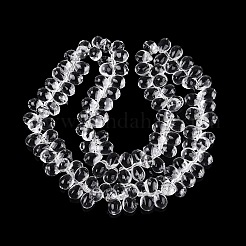 Transparent Glass Beads Strands&nbsp;GL-N005-02A-A01