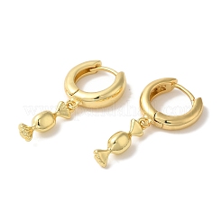 Rack Plating Brass Hoop Earrings&nbsp;EJEW-B062-45G