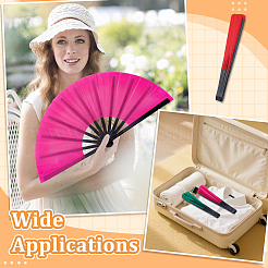 10Pcs 10 Styles Polyester Fan Display Decorations&nbsp;DIY-NB0015-68