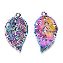 Rainbow Color Alloy Pendants&nbsp;PALLOY-N156-149-NR