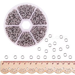 304 Stainless Steel Open Jump Rings&nbsp;STAS-PH0004-01-6mm