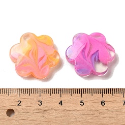 Gradient Color Transparent Resin Decoden Cabochons&nbsp;X-RESI-D008-06C
