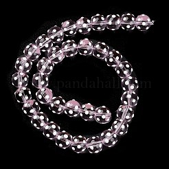 Bumpy Transparent Glass Beads Strands&nbsp;LAMP-F032-03A