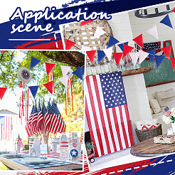 Linen & Twine Pennant Flags Banners&nbsp;DIY-WH20001-99B
