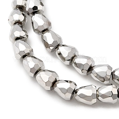 Electroplate Glass Beads Strands&nbsp;EGLA-F166-08P