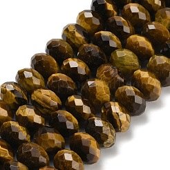 Natural Tiger Eye Beads Strands&nbsp;G-C259-A01-8x12mm-02