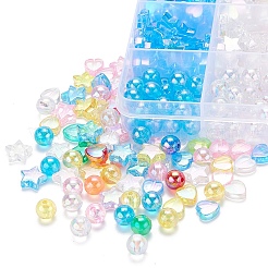 630Pcs 15 Style Eco-Friendly Transparent Acrylic Beads&nbsp;TACR-YW0001-35