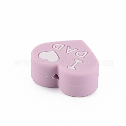 Mother's Day Food Grade Eco-Friendly Silicone Focal Beads&nbsp;LS-SIL-N002-10D