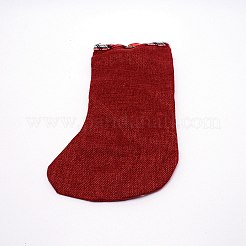 Santa Claus Cloth Hanging Christmas Stocking&nbsp;LS-HJEW-SZC0004-17