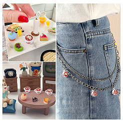 32Pcs 16 Styles Opaque Resin Imitation Food Decoden Cabochons&nbsp;CRES-TA0001-47