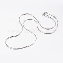 Brass Snake Chain Necklaces&nbsp;MAK-L009-01P