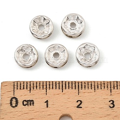 Iron Crystal Rhinestone Spacer Beads&nbsp;RB-A009-8MM-S