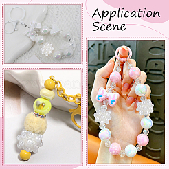 10Pcs Resin & Alloy European Beads&nbsp;FIND-PA0001-50