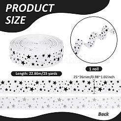 25 Yards Star Polyester Ribbon&nbsp;OCOR-PH0007-92C