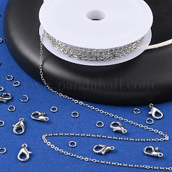 DIY 3m Brass Cable Chain Jewelry Making Kit&nbsp;DIY-YW0005-75P