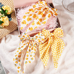 3Pcs 3 Colors Cloth Hair Barrettes for Women Girl&nbsp;OHAR-TA0001-15