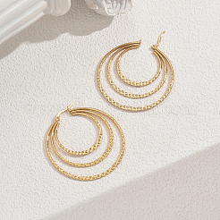 Stainless Steel Triple Hoop Earrings&nbsp;ZM0162