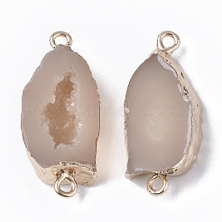 Druzy Resin Links connectors&nbsp;RESI-S383-027E